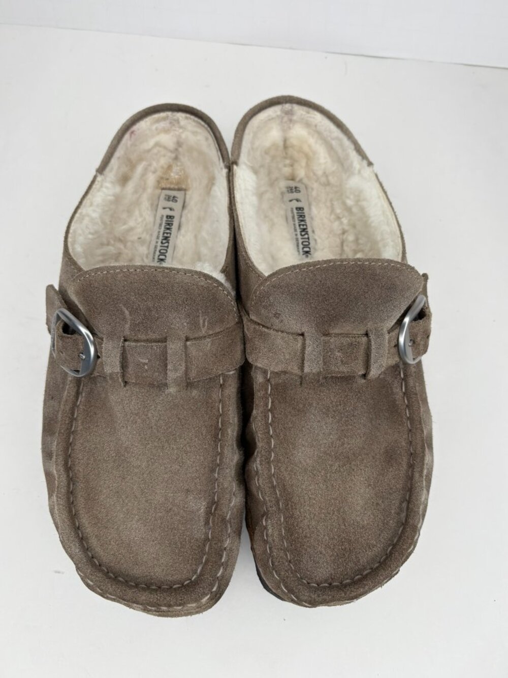 Birkenstock Buckley Shearling Lined Clog – Taupe – EU 40 / US Women’s 9 - Picture 6 of 11